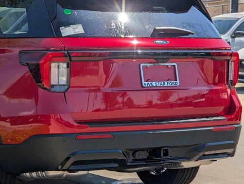 Rapid Red Metallic Tinted Clearcoat 2026 Ford Explorer ST-Line