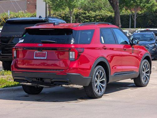 Rapid Red Metallic Tinted Clearcoat 2026 Ford Explorer ST-Line