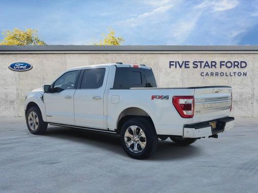 Star White Metallic Tri-Coat 2023 Ford F-150 Platinum