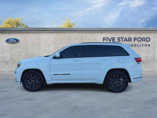 Bright White Clearcoat 2018 Jeep Grand Cherokee High Altitude