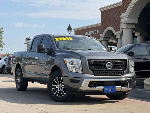 Gun Metallic 2021 Nissan Titan SV