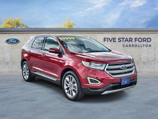 Ruby Red Metallic Tinted Clearcoat 2015 Ford Edge Titanium