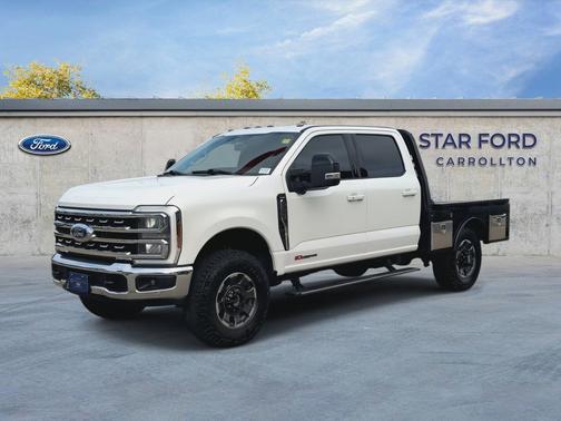 Star White Metallic Tri-Coat 2024 Ford F-250 Lariat