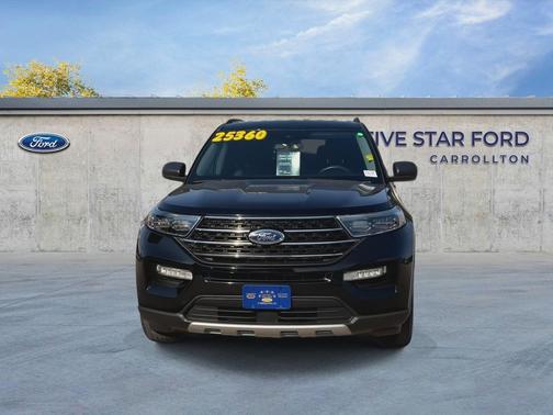 Agate Black Metallic 2023 Ford Explorer XLT