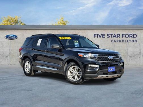 Agate Black Metallic 2023 Ford Explorer XLT