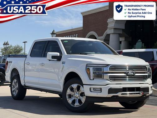 Star White Metallic Tri-Coat 2026 Ford F-150 Platinum