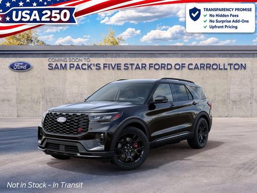 Agate Black Metallic 2027 Ford Explorer ST