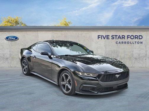 Shadow Black 2024 Ford Mustang EcoBoost