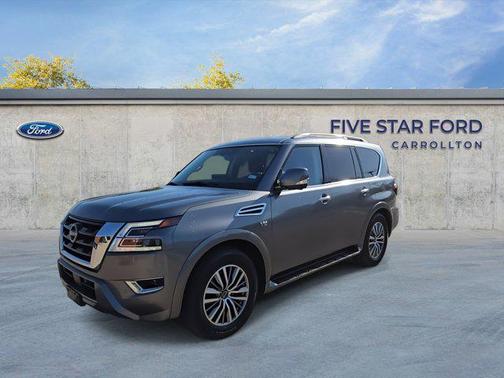 Gun Metallic 2021 Nissan Armada SL 2WD