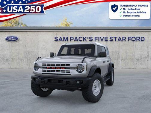 Avalanche Gray 2026 Ford Bronco Heritage Edition
