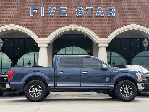 Blue 2018 Ford F-150 XLT