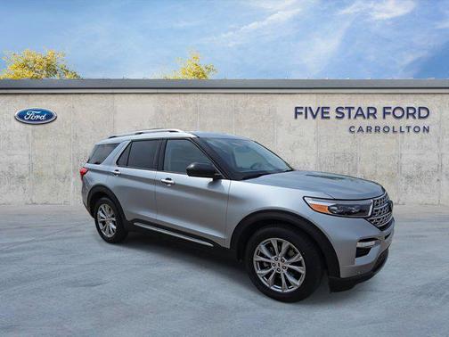 Iconic Silver Metallic 2023 Ford Explorer Limited