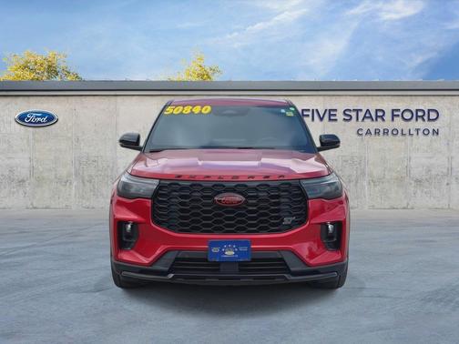 Rapid Red Metallic Tinted Clearcoat 2025 Ford Explorer ST