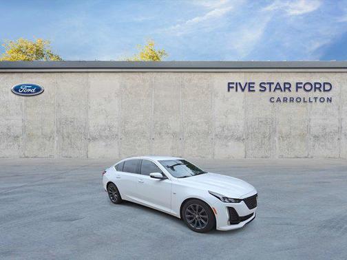 Summit White 2021 Cadillac CT5 Luxury RWD