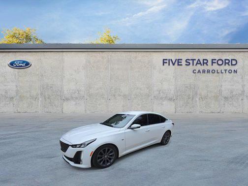 Summit White 2021 Cadillac CT5 Luxury RWD
