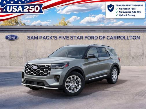 Avalanche Gray 2027 Ford Explorer Platinum