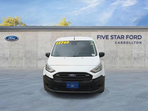 Frozen White 2021 Ford Transit Connect XL Cargo Van