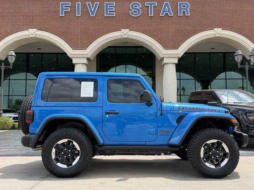 Hydro Blue Pearlcoat 2021 Jeep Wrangler Rubicon