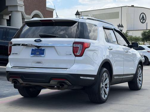 White Platinum Metallic Tri-Coat 2019 Ford Explorer Limited