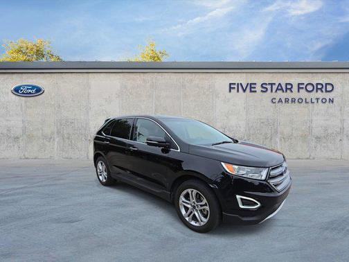 Shadow Black 2018 Ford Edge Titanium