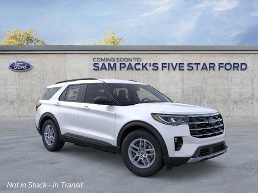 Star White Metallic Tri-Coat 2026 Ford Explorer Active