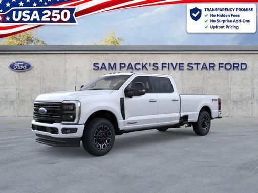 Star White Metallic Tri-Coat 2026 Ford F-350 Platinum