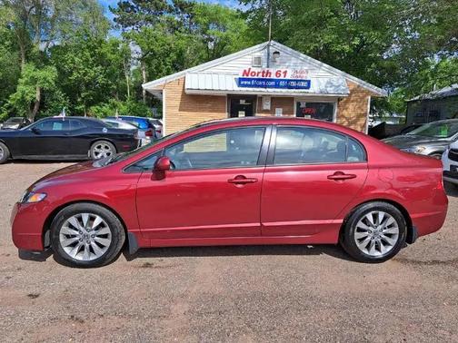 Maroon 2010 Honda Civic EX-L