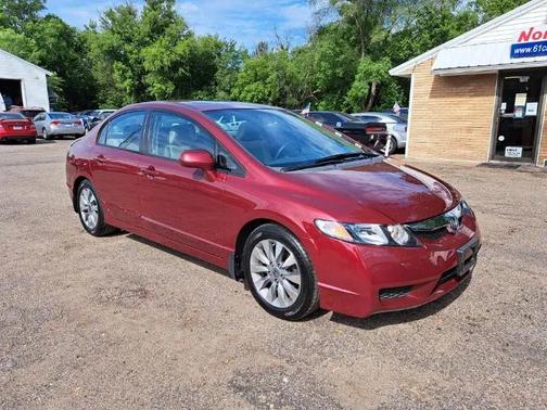 Maroon 2010 Honda Civic EX-L