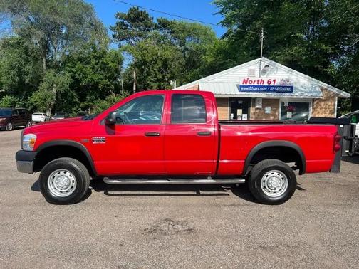 Red 2007 Dodge Ram 2500 Laramie Quad Cab