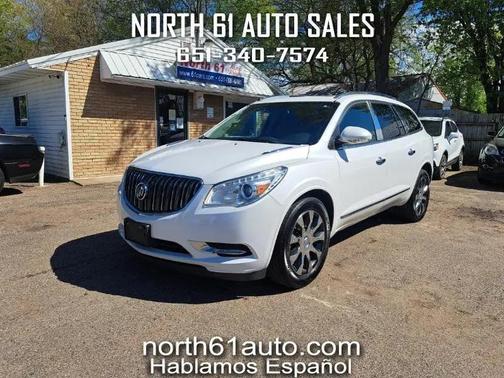 White Frost Tricoat 2017 Buick Enclave Premium