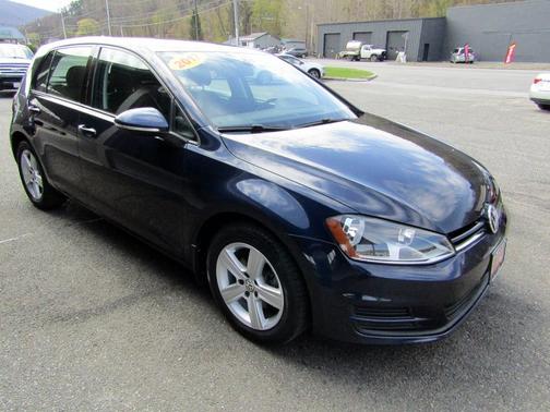 Blue 2017 Volkswagen Golf TSI Wolfsburg Edition 4-Door