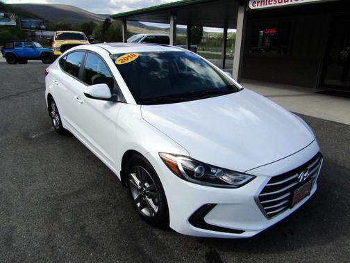 WHITE 2018 Hyundai ELANTRA SEL