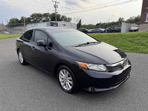 Crystal Black Pearl 2012 Honda Civic EX