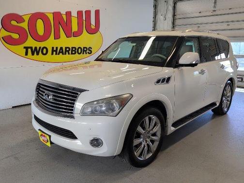 Moonlight White 2012 INFINITI QX56 Base