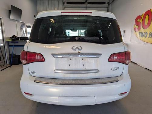 Moonlight White 2012 INFINITI QX56 Base