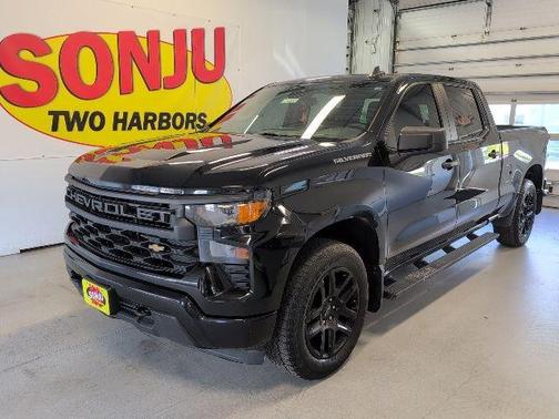 Black 2023 Chevrolet Silverado 1500 Custom