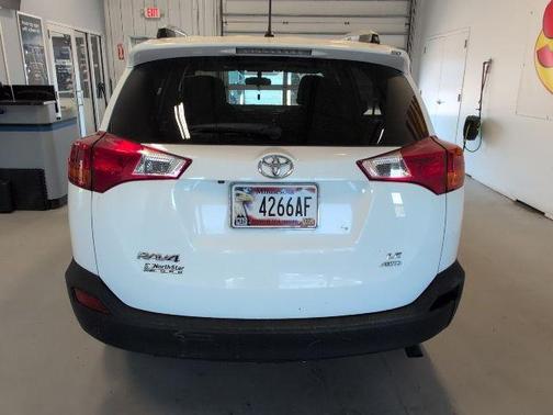 Super White 2015 Toyota RAV4 LE