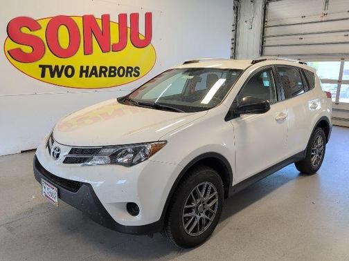 Super White 2015 Toyota RAV4 LE