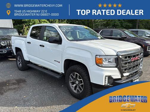 Summit White 2021 GMC Canyon AT4