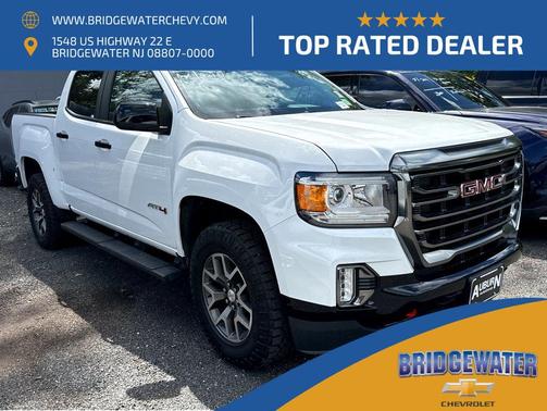 Summit White 2021 GMC Canyon AT4