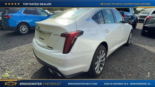 Crystal White Tricoat 2024 Cadillac CT5 Premium Luxury