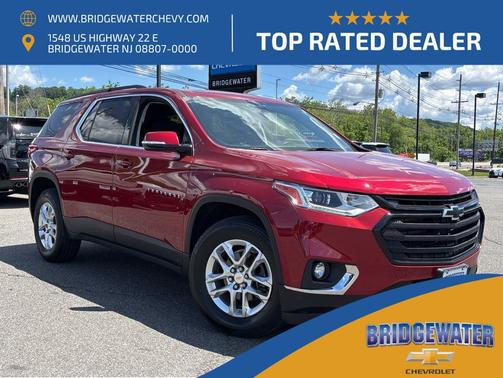 Cajun Red Tintcoat 2019 Chevrolet Traverse LT Cloth