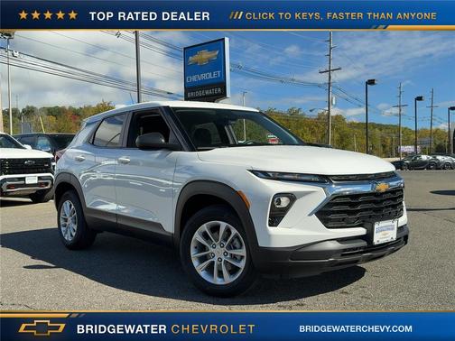 Summit White 2026 Chevrolet Trailblazer LS