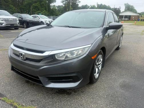 Modern Steel Metallic 2016 Honda Civic LX