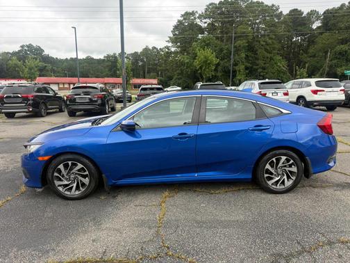 Blue 2017 Honda Civic EX