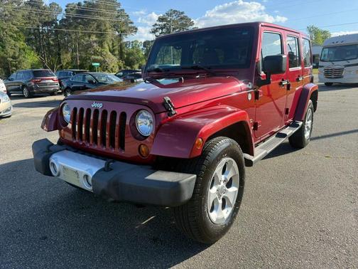 Deep Cherry Red Crystal Pearlcoat 2013 Jeep Wrangler Unlimited Sahara