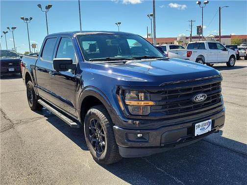 Blue 2024 Ford F-150 XLT