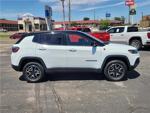 White 2025 Jeep Compass Trailhawk