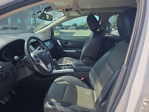 WHITE PLATINUM MET TRI-COAT 2014 Ford Edge Sport