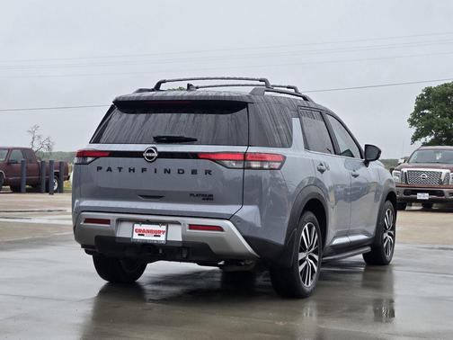 Solid Gray/Super Black 2024 Nissan Pathfinder Platinum 4WD